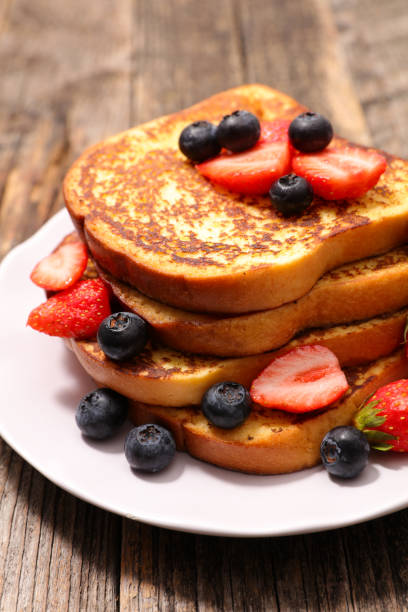 istock french toast with berries fruits 1324042495