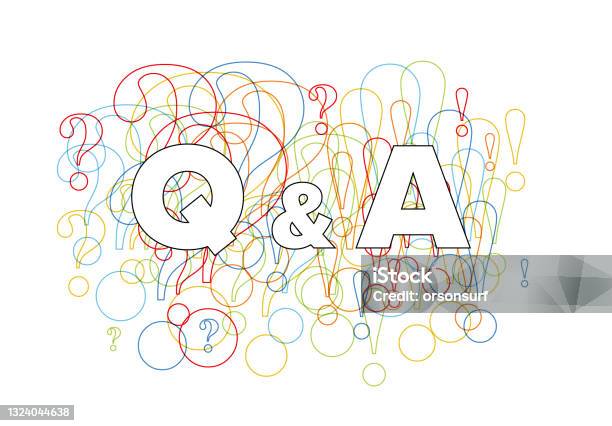 Text Question. Images Question And Answers Concept Illustration Template Stock Illustration ...