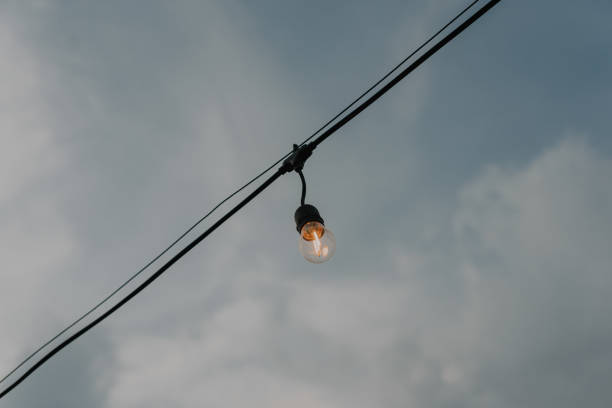 istock Hanging Light Bulb Outdoor 1324044797