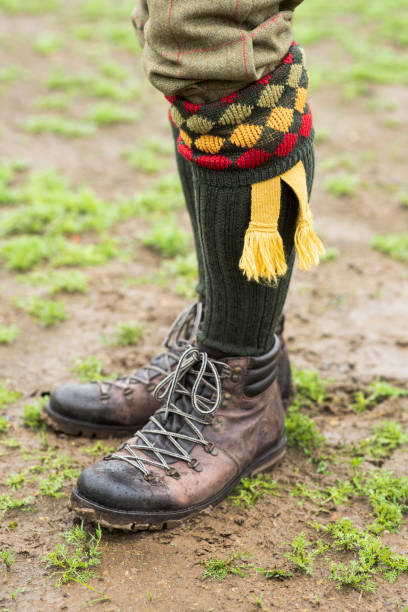 istock Walking shoes and socks 1324044960