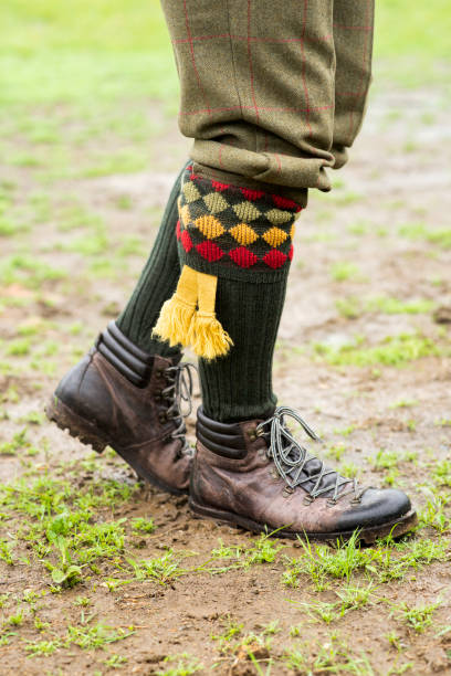 istock Countryside walking socks and shoes 1324044963
