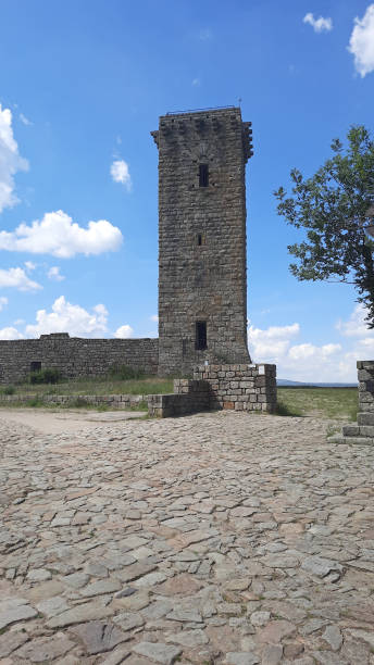 la torre di garde-guérin - vigilanza tower foto e immagini stock