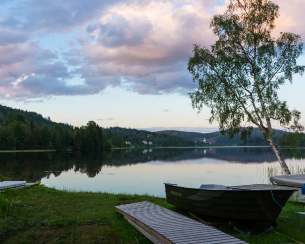istock Lake in the Midnight Sun 1324048052