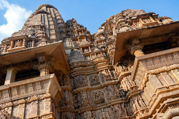 istock Jian and Hindu Temples at Khajuraho - India 1324052020