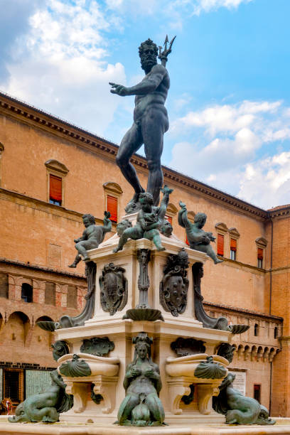 fuente de neptuno, - giambologna fotografías e imágenes de stock