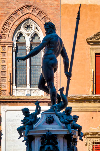 neptunbrunnen, - giambologna stock-fotos und bilder