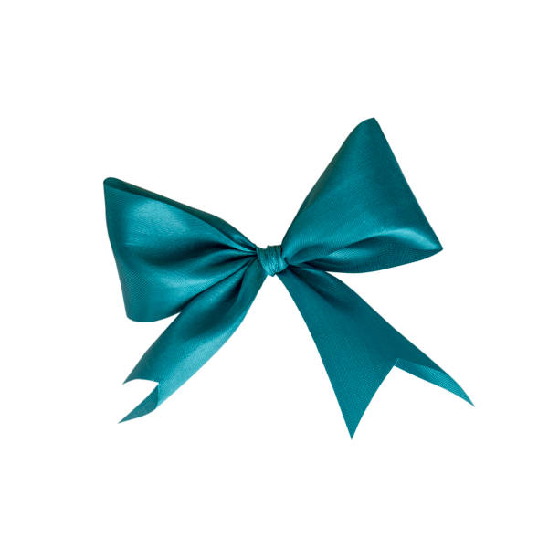 istock isolated green bow on white background 1324058820