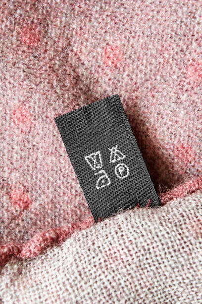 istock Care clothing label 1324058918