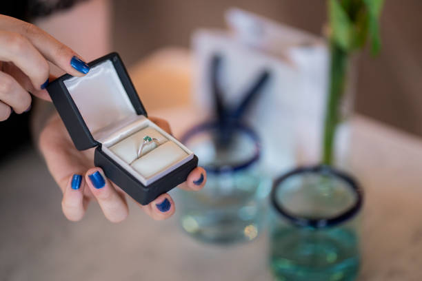 istock Ring Box Of Two Lesbians Deciding To Propose To Marriage 1324061837