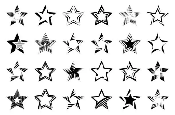 Vector illustration of Stars