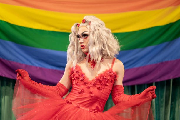istock Drag queen enjoys her day celebrating gay pride 1324063047