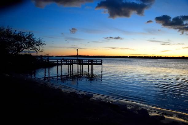 istock Fishing Pier At Sunset 1324073040
