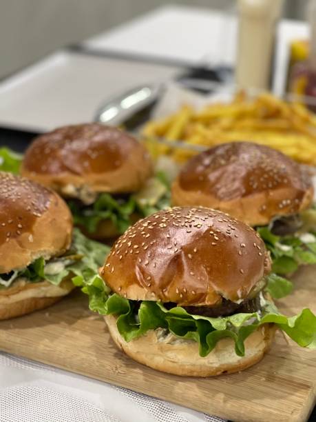istock Homemade Burger 1324086977