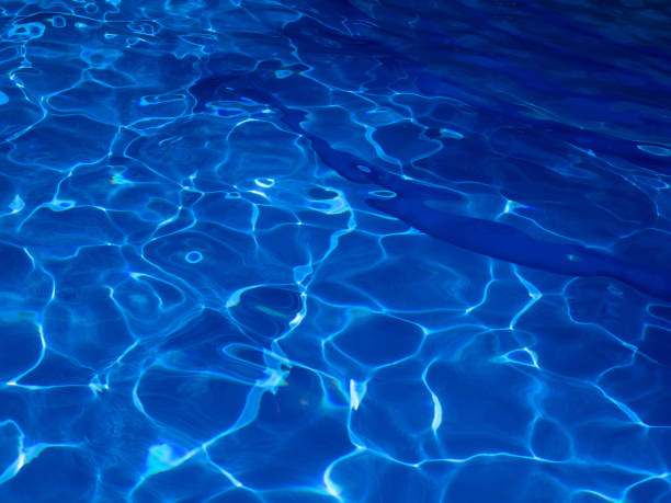 istock Abstract blue texture of swimming pool water 1324091695