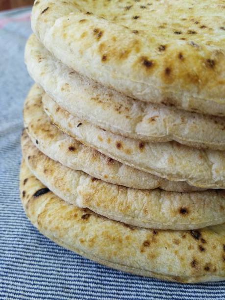 istock Israeli Pita Bread, pita pan 1324092896