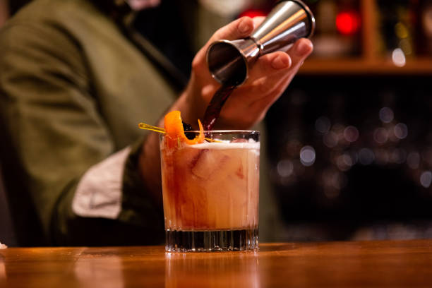 istock Making cocktail of whiskey 1324111435