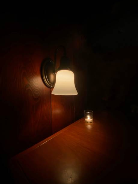 istock Lamp in the Dark 1324119629