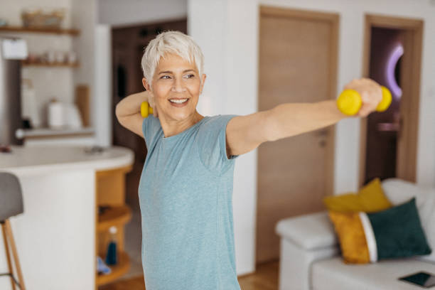 istock Senior woman exercising 1324128169