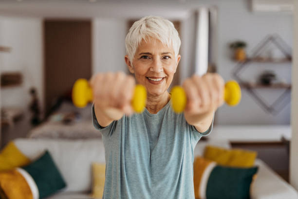 istock Senior woman exercising 1324128267