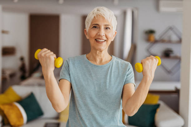 istock Senior woman exercising 1324128316