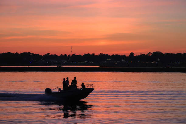 istock Boat In The Sunset 1324134136
