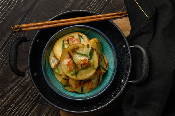 istock Asian Food Homemade Chinese Pan Cake with Eggs 1324141749