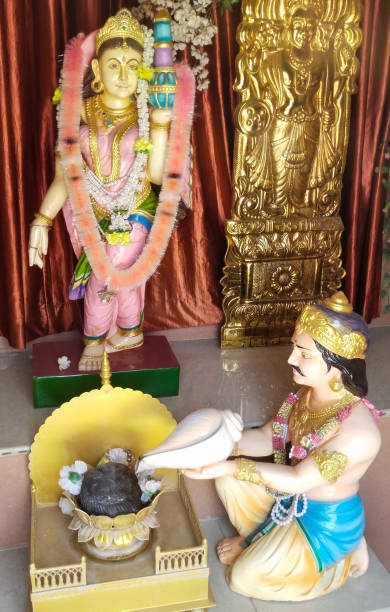 istock Hindu god statue in ram temple ayodhya 1324141871