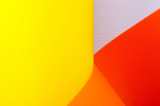 istock Abstract background from sheets of colored paper 1324141910