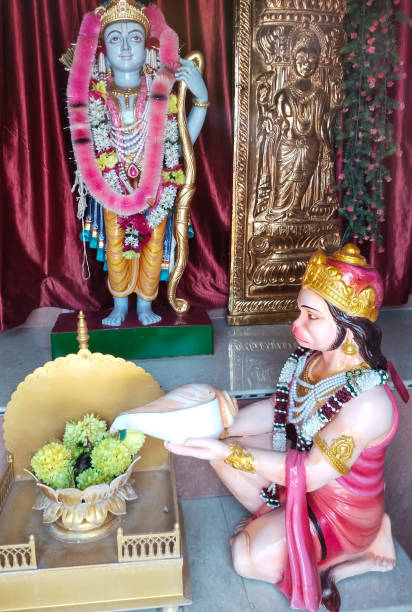 istock Hindu god statue in ram temple ayodhya 1324142558