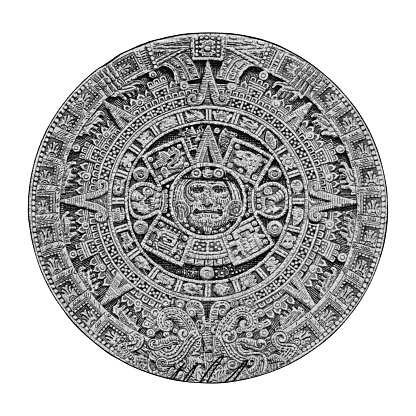 Aztec Calendar  Mexico banknote