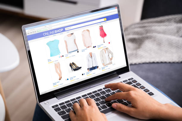 istock Women Shopping Online On Couch 1324145626