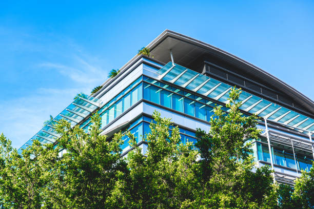 istock Modern office building in Hong Kong city 1324147151