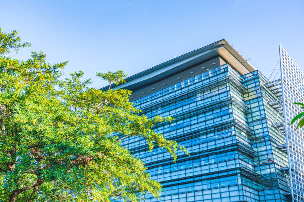 istock Modern office building in Hong Kong city 1324148229