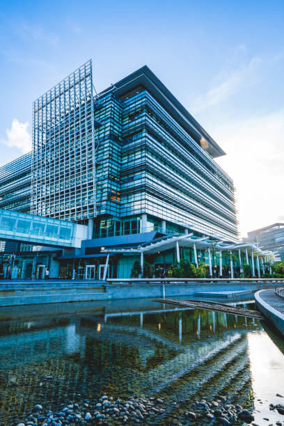 istock Modern office building in Hong Kong city 1324148474