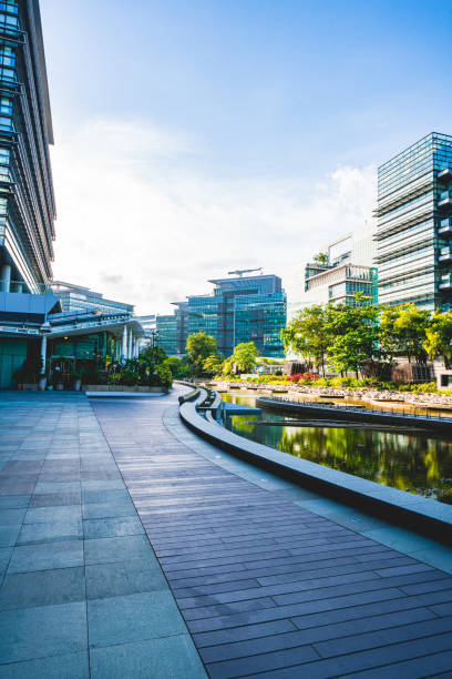 istock Modern office building in Hong Kong city 1324149021
