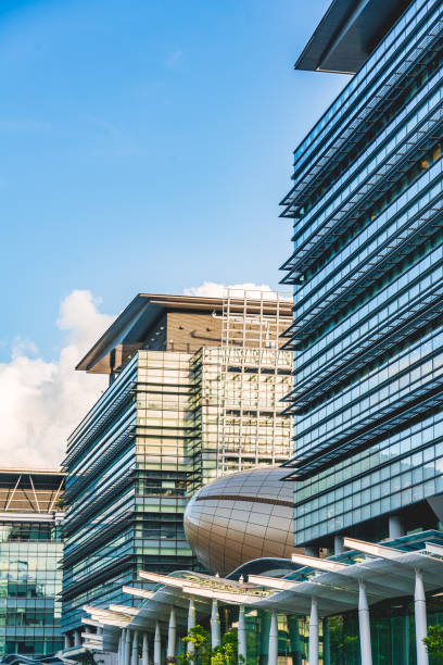 istock Modern office building in Hong Kong city 1324149853