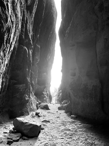 Utah canyon slot