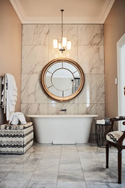 istock Shot of a bathroom at a modern hotel 1324158847