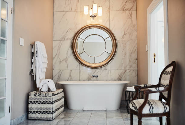 istock Shot of a bathroom at a modern hotel 1324158849
