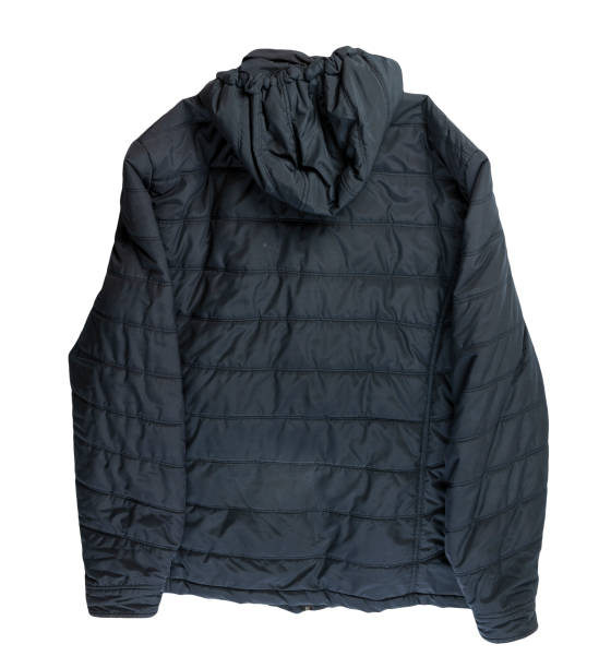 istock Men's jacket in a hood isolated on a white background. Windbreaker jacket 1324159993