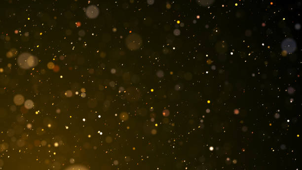 istock Gold bokeh glittering awards background 1324164020
