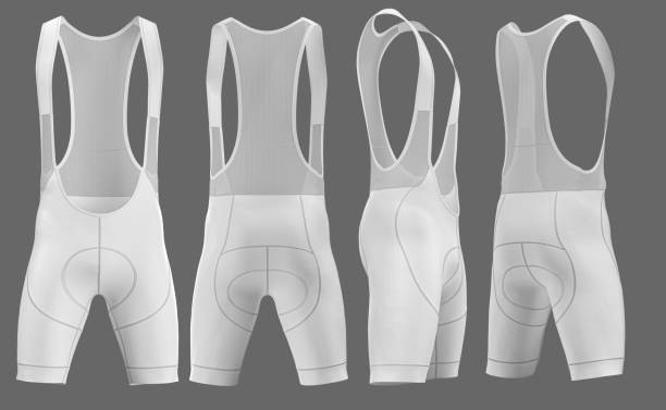 istock Race Custom Cycling Bib Shorts Blank Templates 1324164136