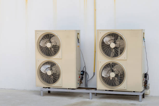 istock HVAC Air Conditioning unit on the side of a building 1324166565