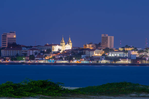 historisches zentrum der stadt sao luis, maranhao, brasilien - sao luis stock-fotos und bilder