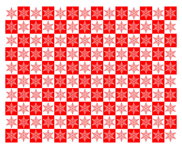 background for christmas, with white and red snow icons