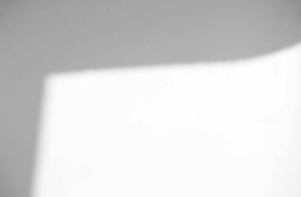 istock Window shadow overlay on white texture background, for overlay on product presentation with copy space, backdrop and mockup, summer concept 1324174103