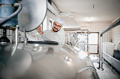 Employee working in raw milk sector
