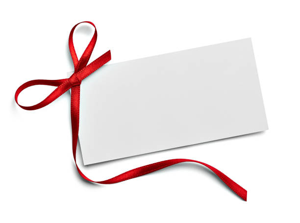 istock ribbon bow card note chirstmas celebration greeting 1324190458