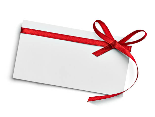 istock ribbon bow card note chirstmas celebration greeting 1324190547