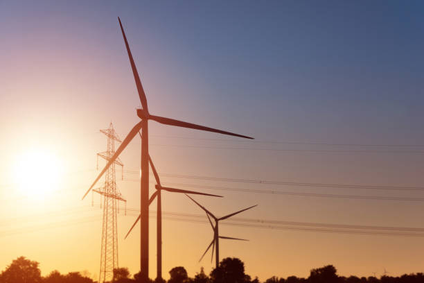istock Wind turbines - clean power energy 1324190657